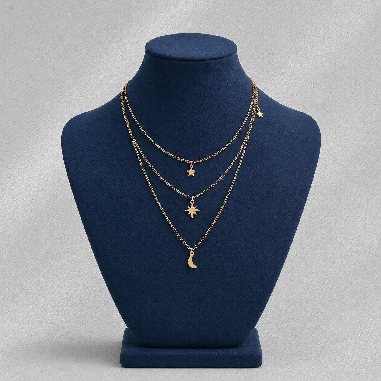 Collier Lune & Étoiles