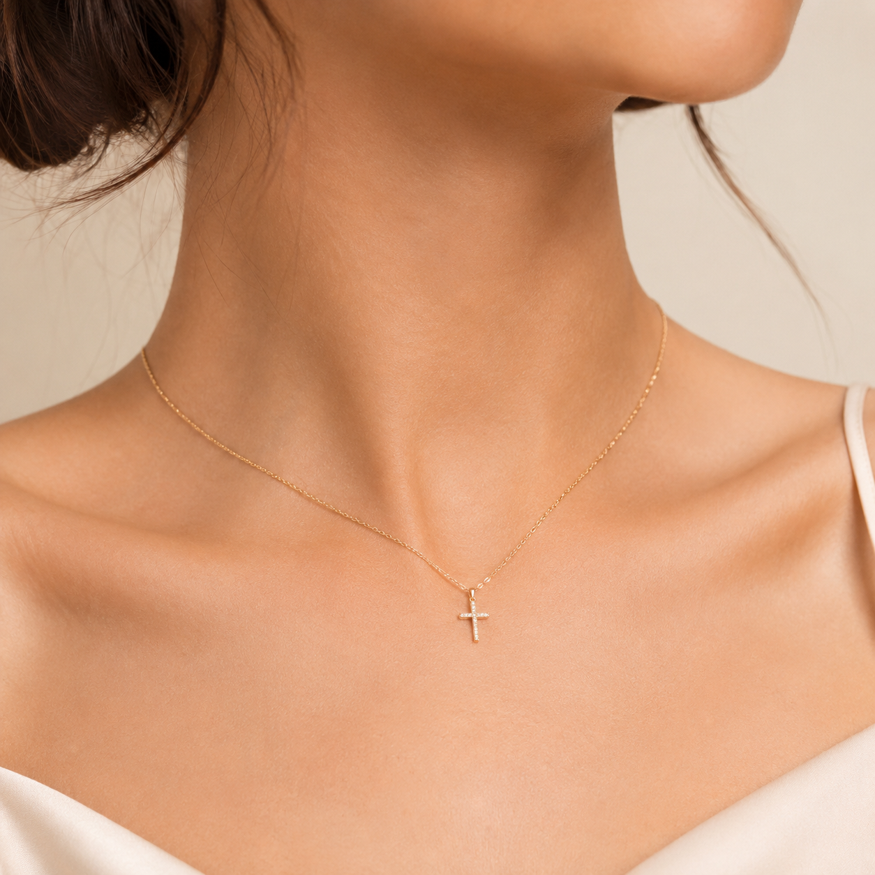 Collier Pendentif Croix