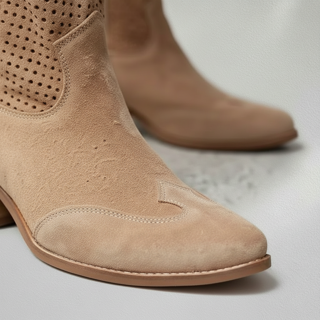 Bottes Western Femme à Fermeture Éclair