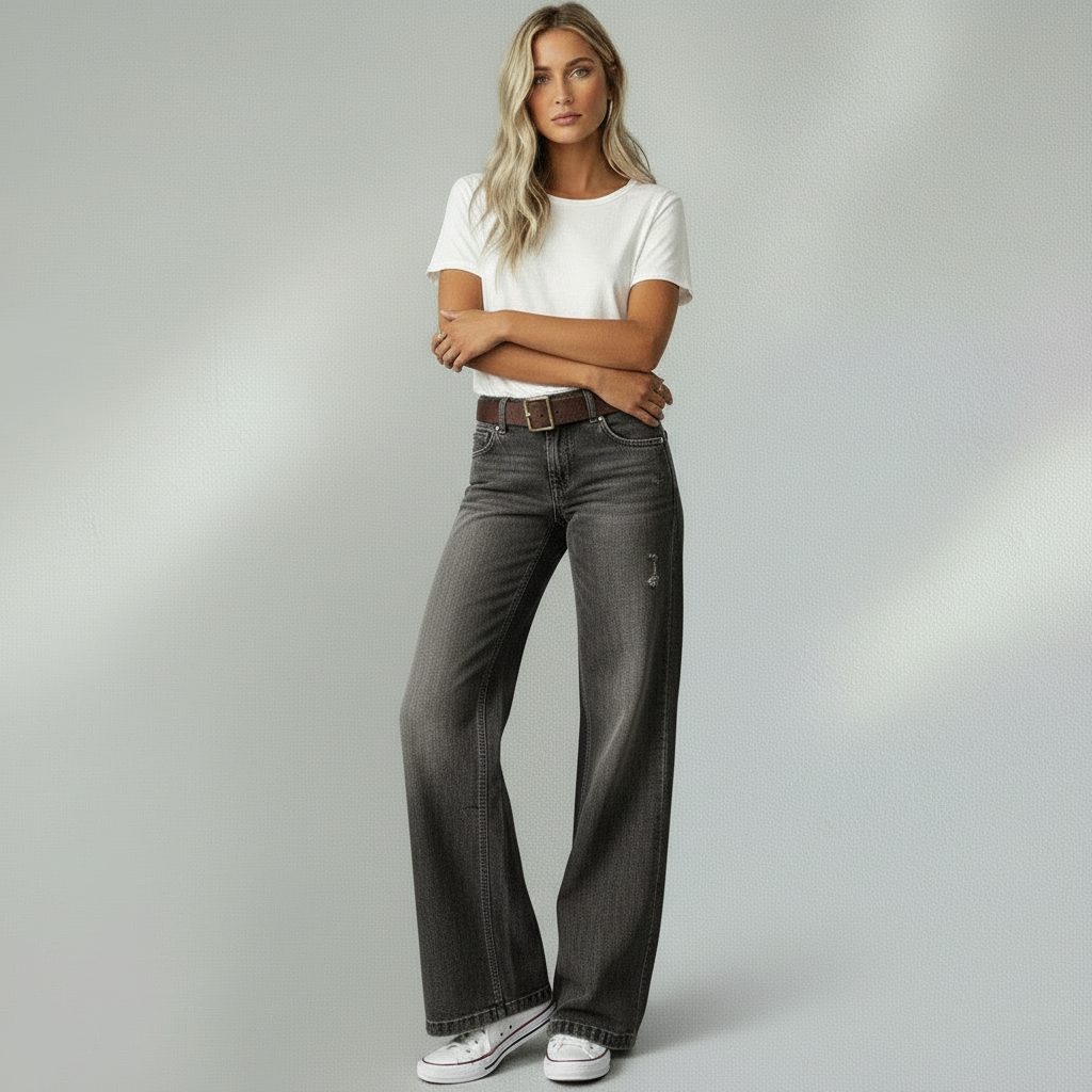 Pantalon Femme Droit Décontracté