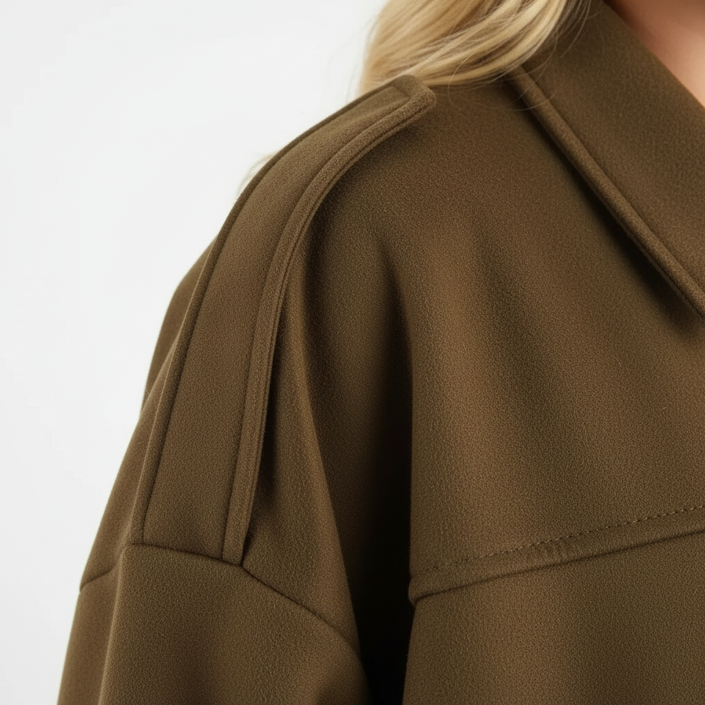 Veste Bomber Femme Effet Suédé Zippée | Ruvafashion