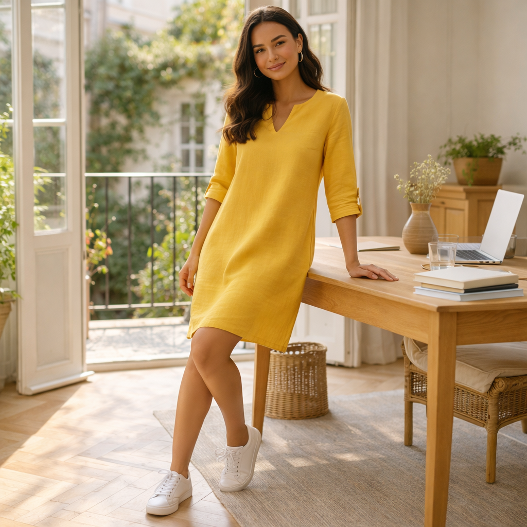 Robe Femme d’été col V