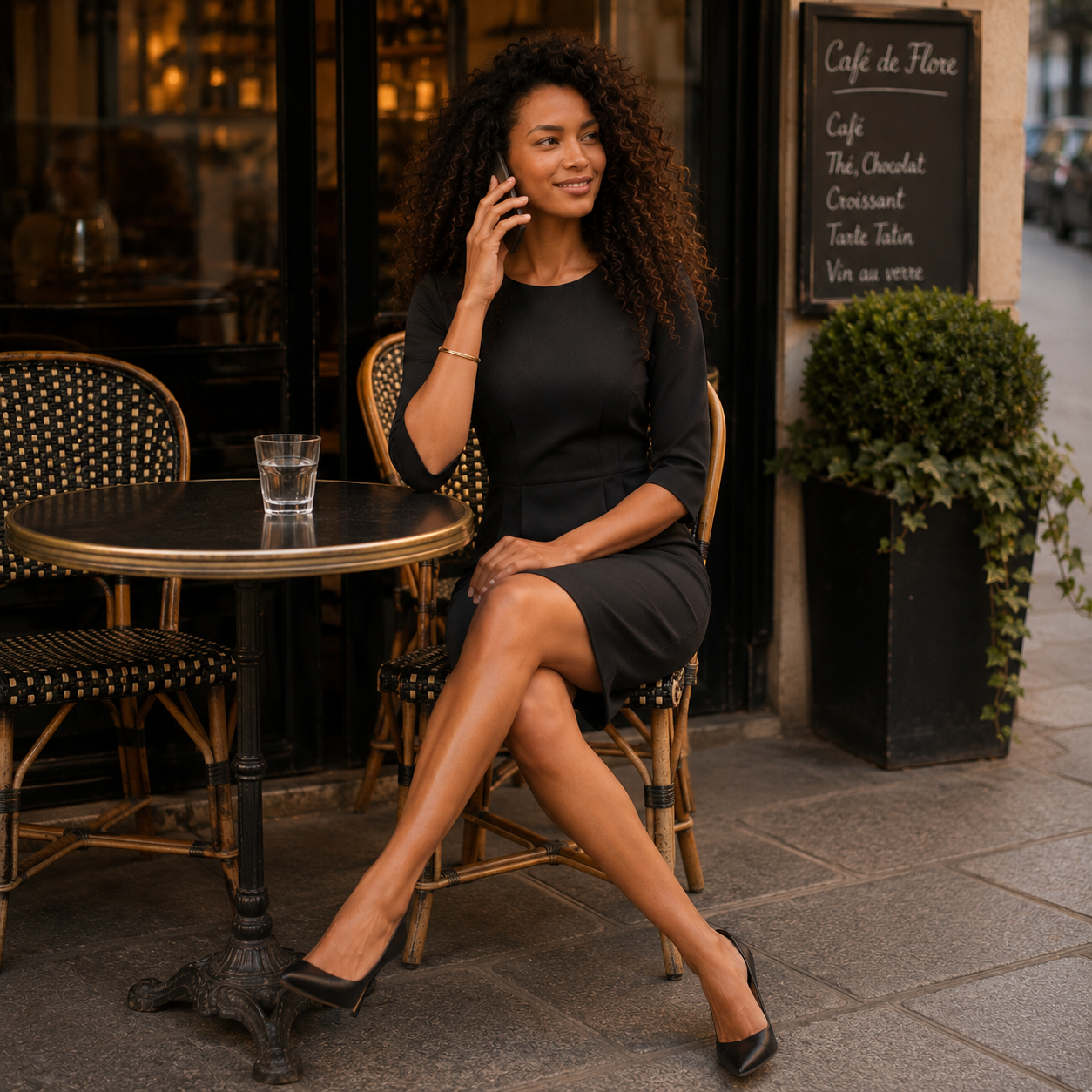 Robe Femme s.Oliver Noire | Coupe Droite & Zip Dos